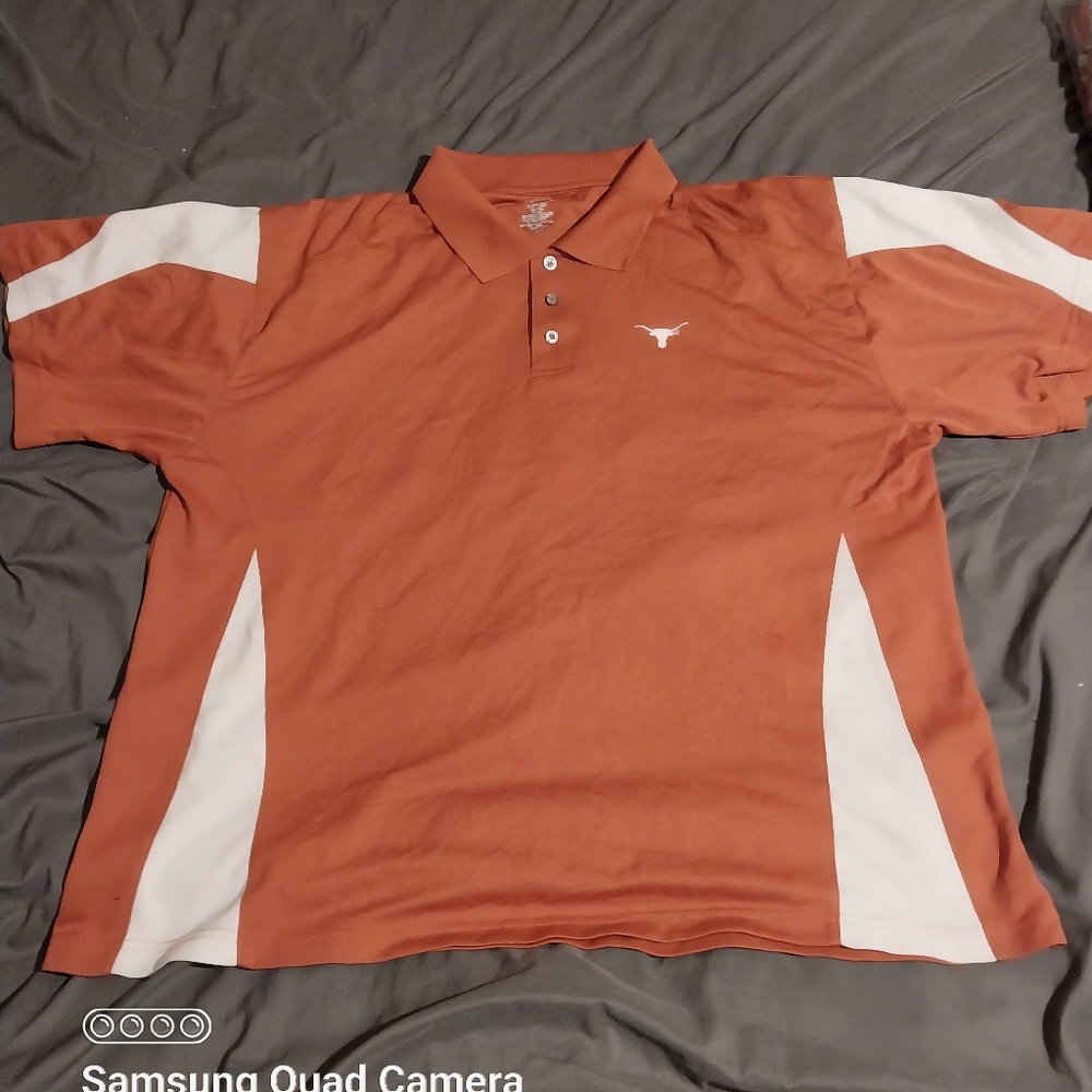 Texas longhorns polo t-shirt XL
